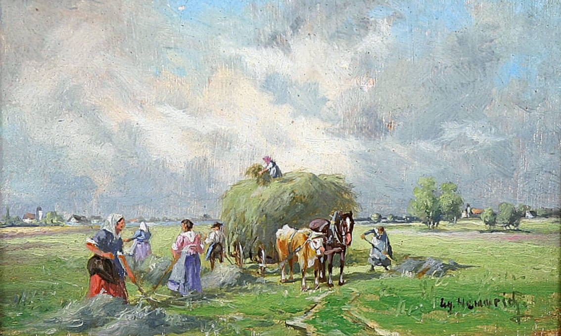 The hay harvest