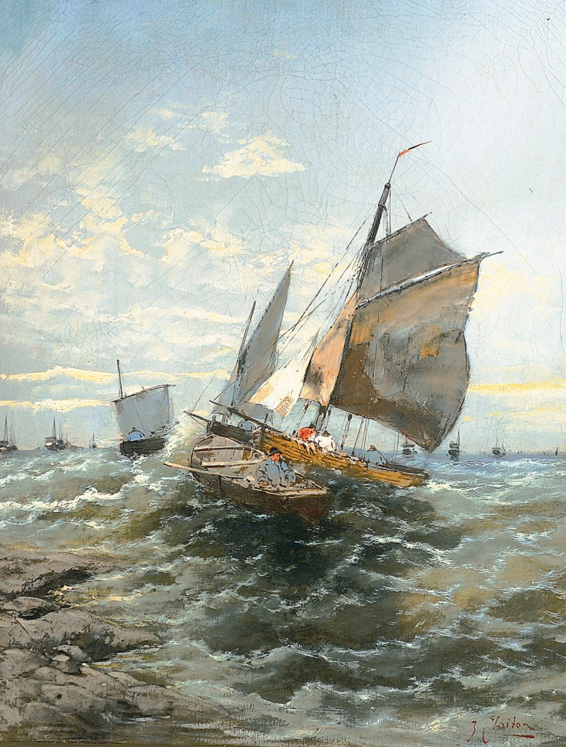 J. Claiton - Fischerboote Fischerboote