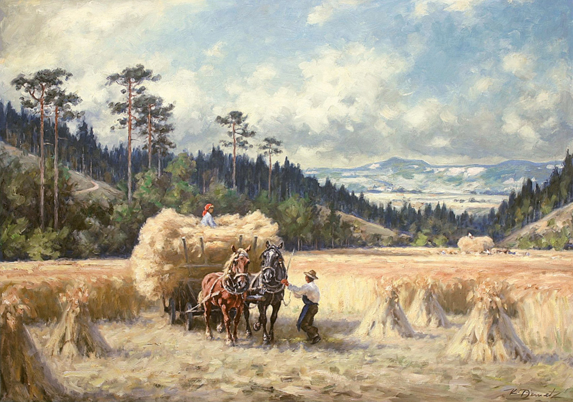 The hay harvest