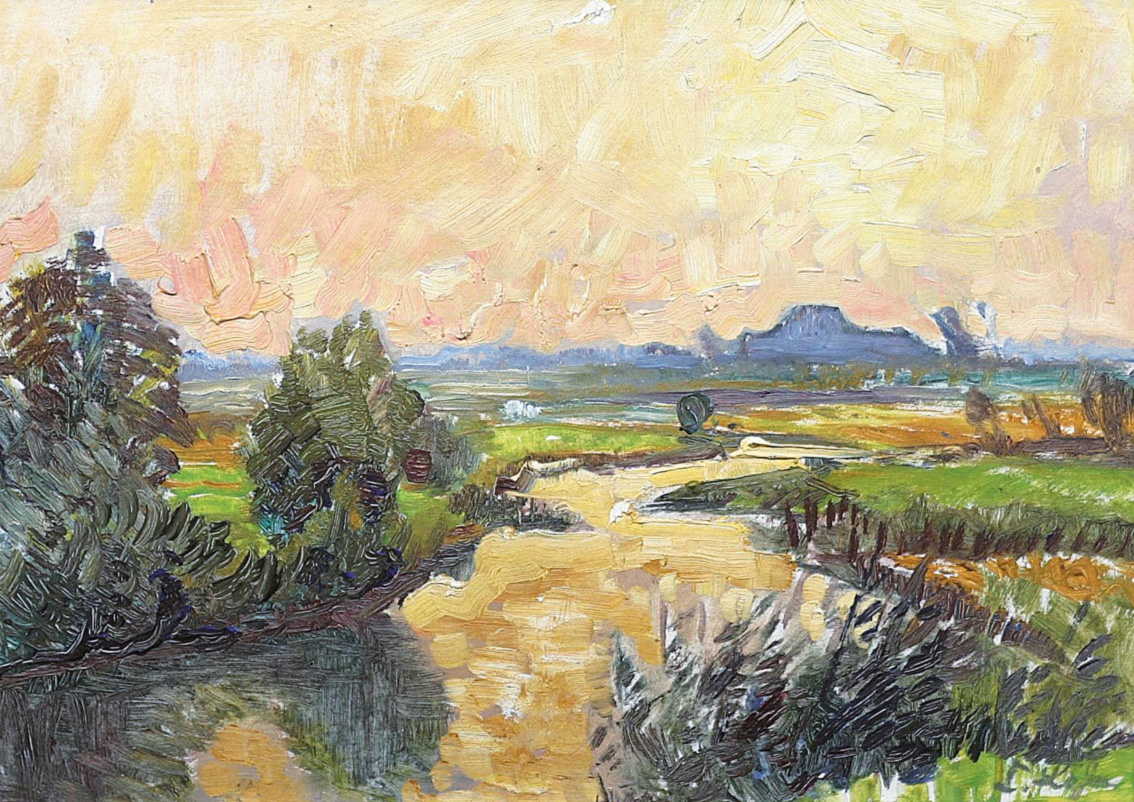 A small landscape in yellow