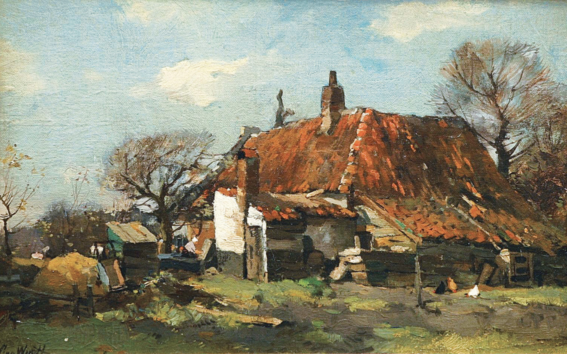 A farm house