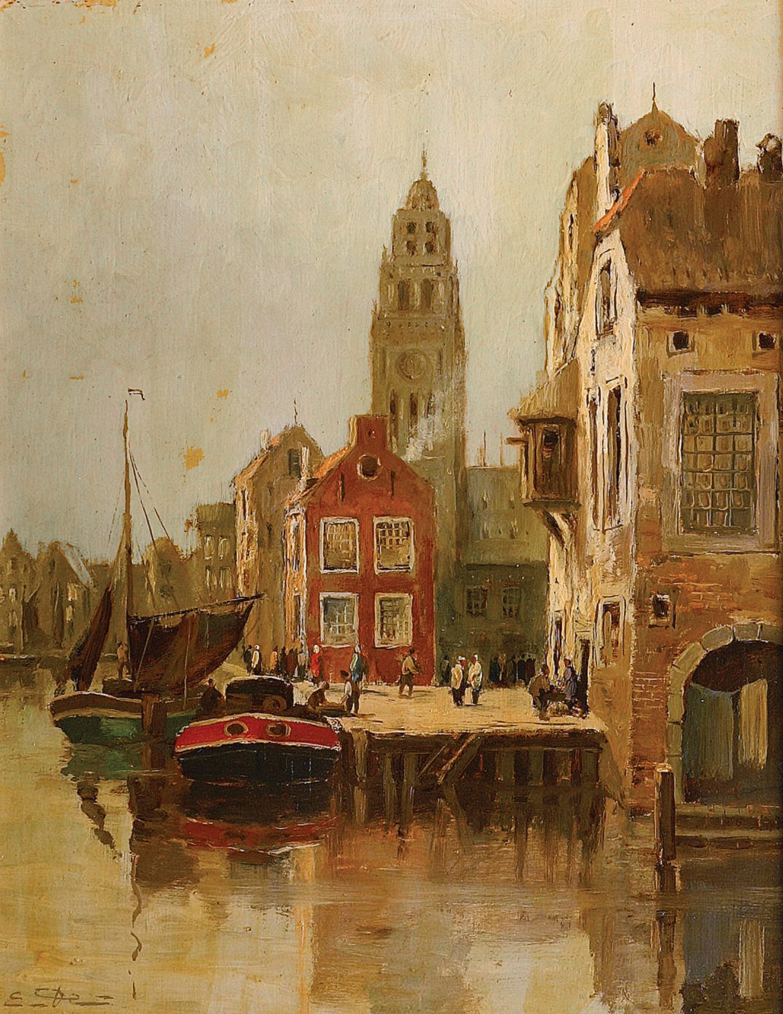 A Dutch harbour
