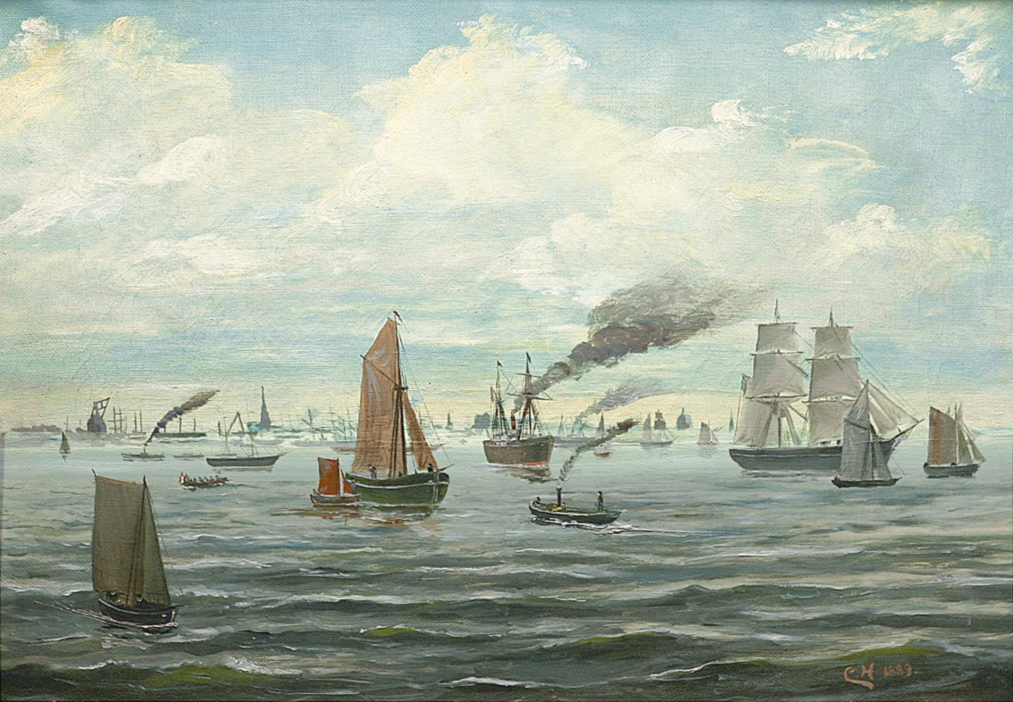 Schiffe vor Kopenhagen