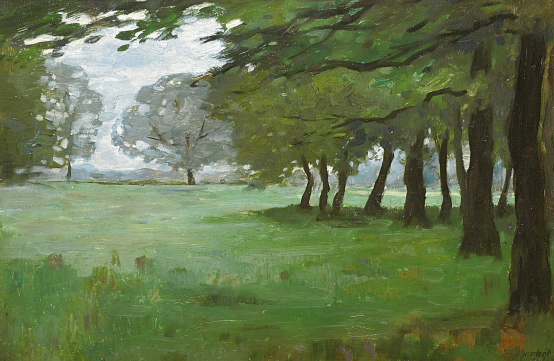 A park landscape