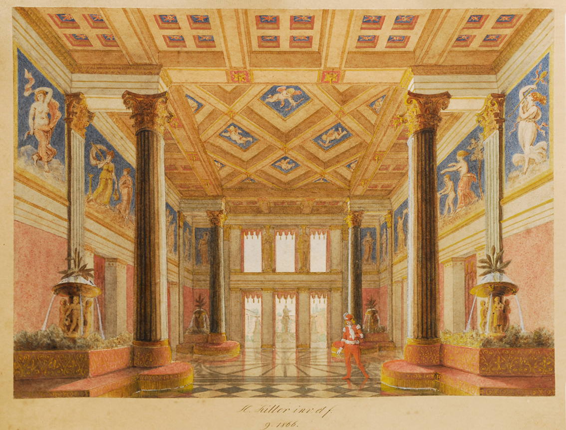 Klassizistische Palasthalle