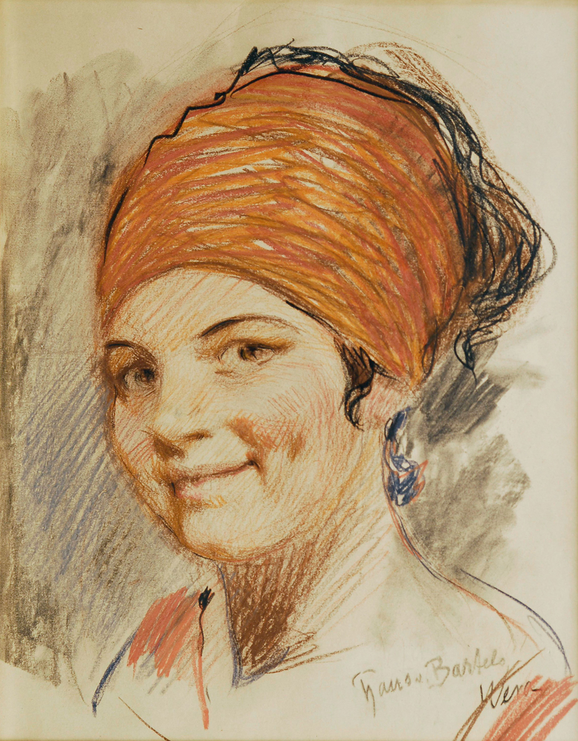 Hans von Bartels - Mädchen-Portrait Mädchen-Portrait
