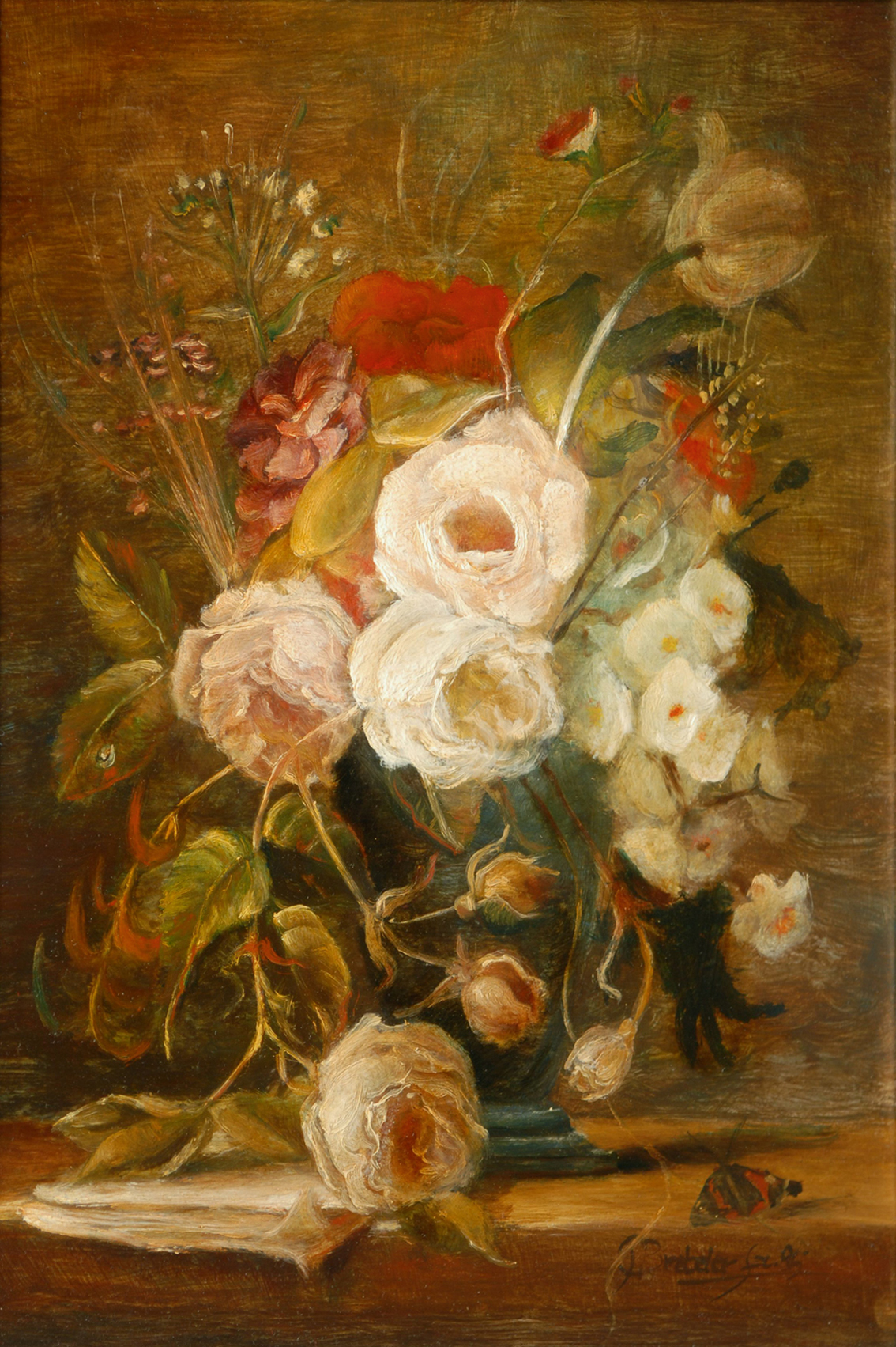 Flowers in a vase