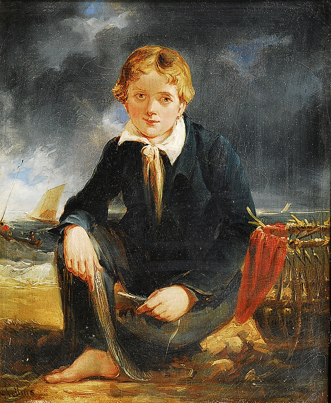 A young fisherman