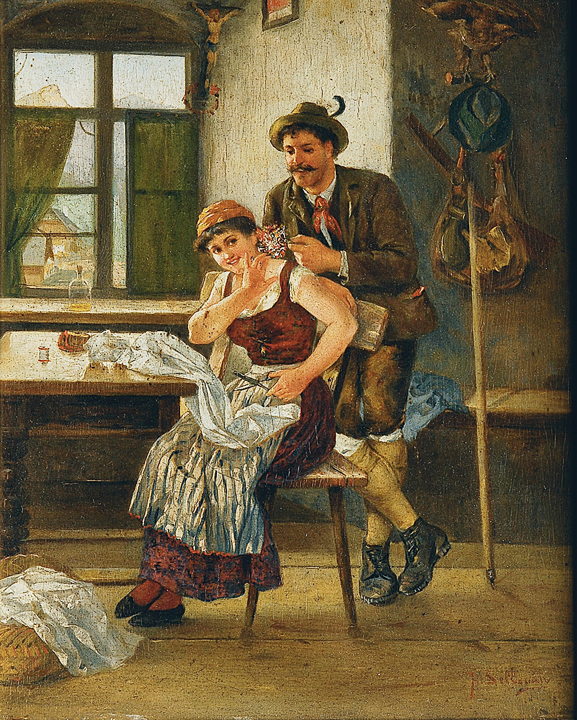 A young couple