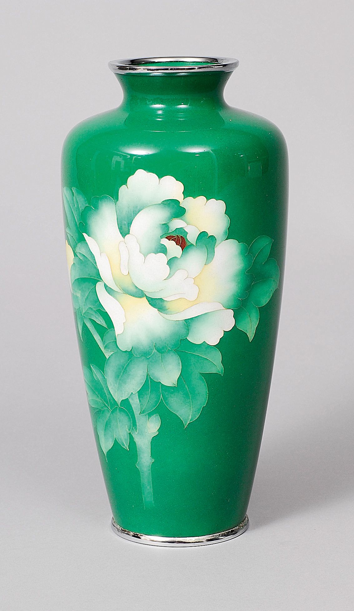 Sehr feine japanische Cloisonné-Vase