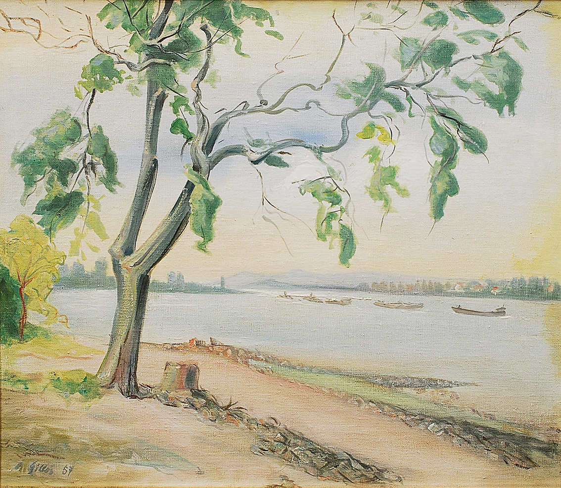 A Rhine landscape