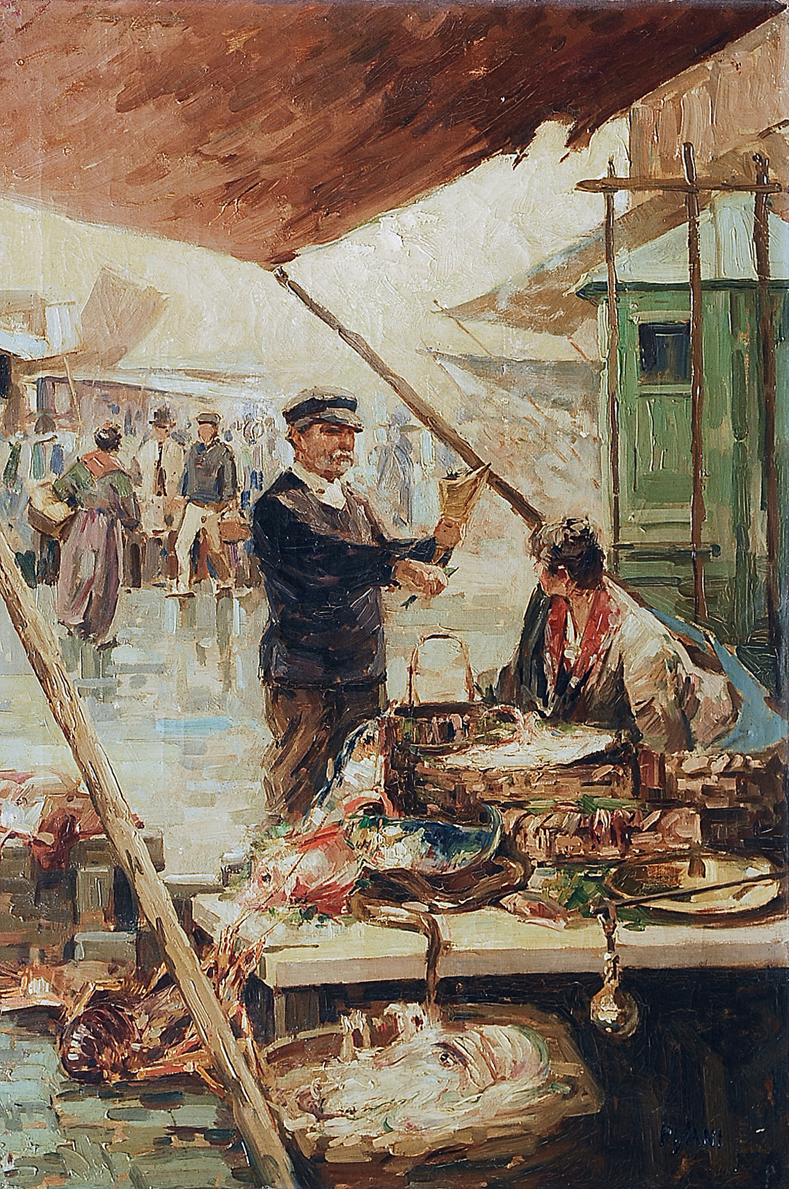 The fish market at Naples