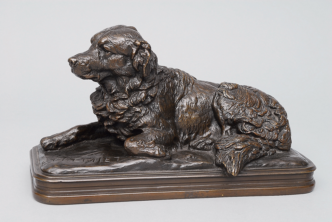 A French bronze-figure 'Dog'