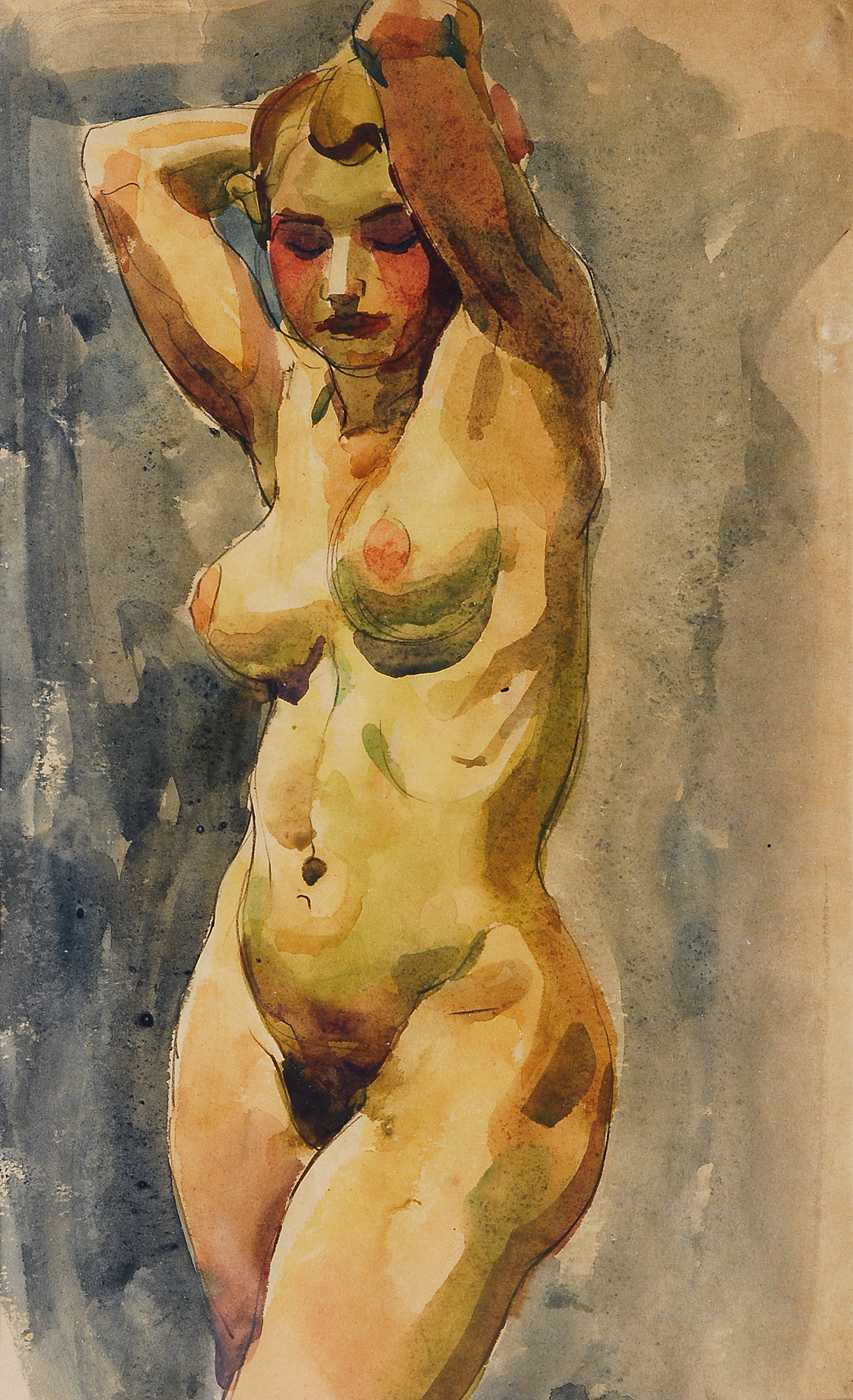 A female nude