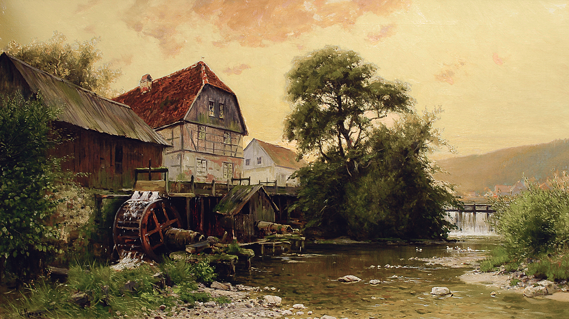 A watermill near Marburg