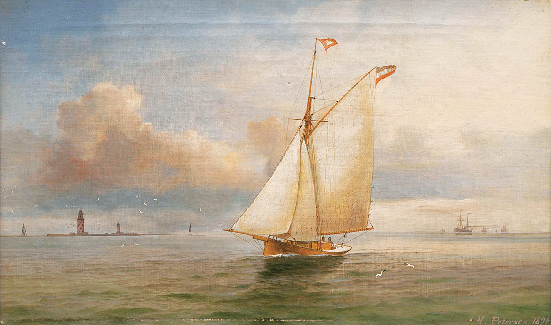 A yacht from Hamburg