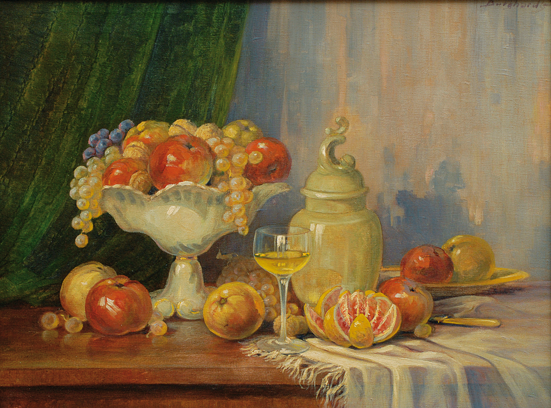 A still life with fruit