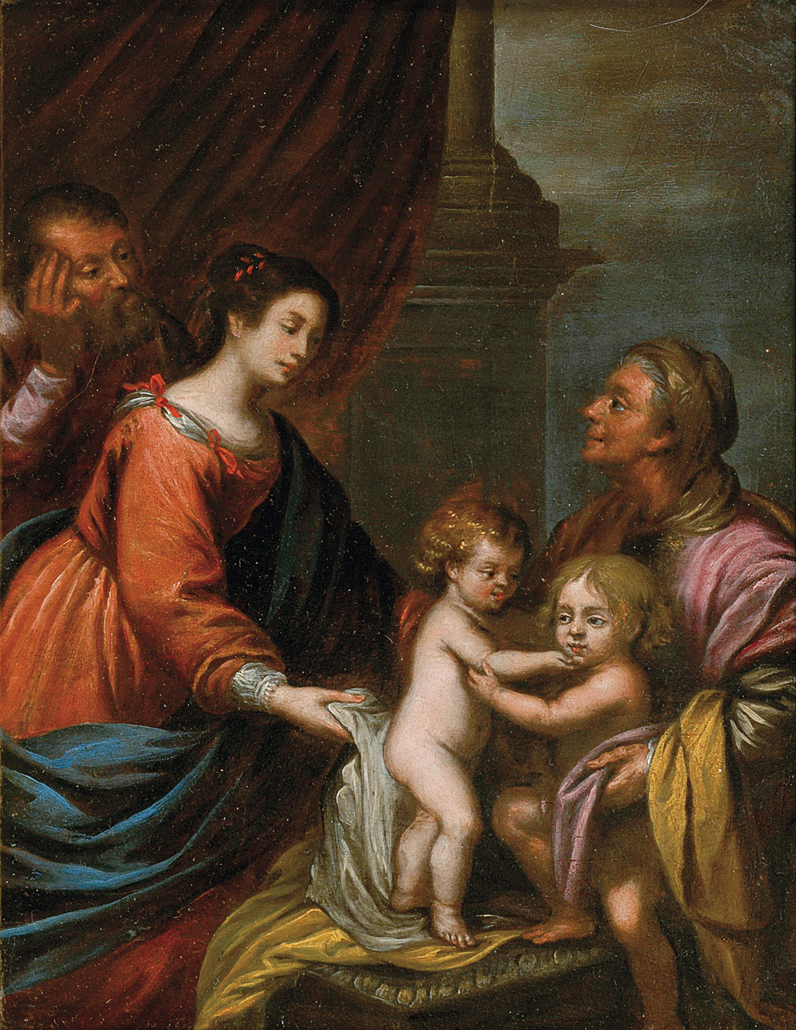 The holy family with Elizabeth and St. John