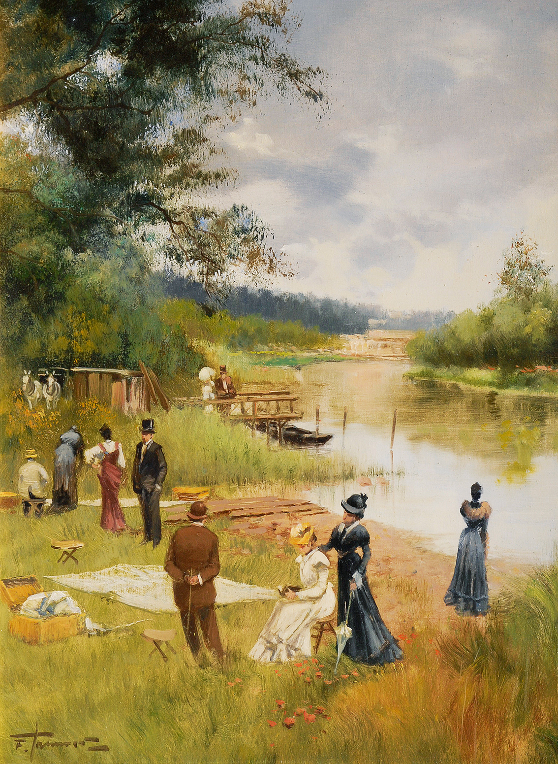 A picknick at the lake