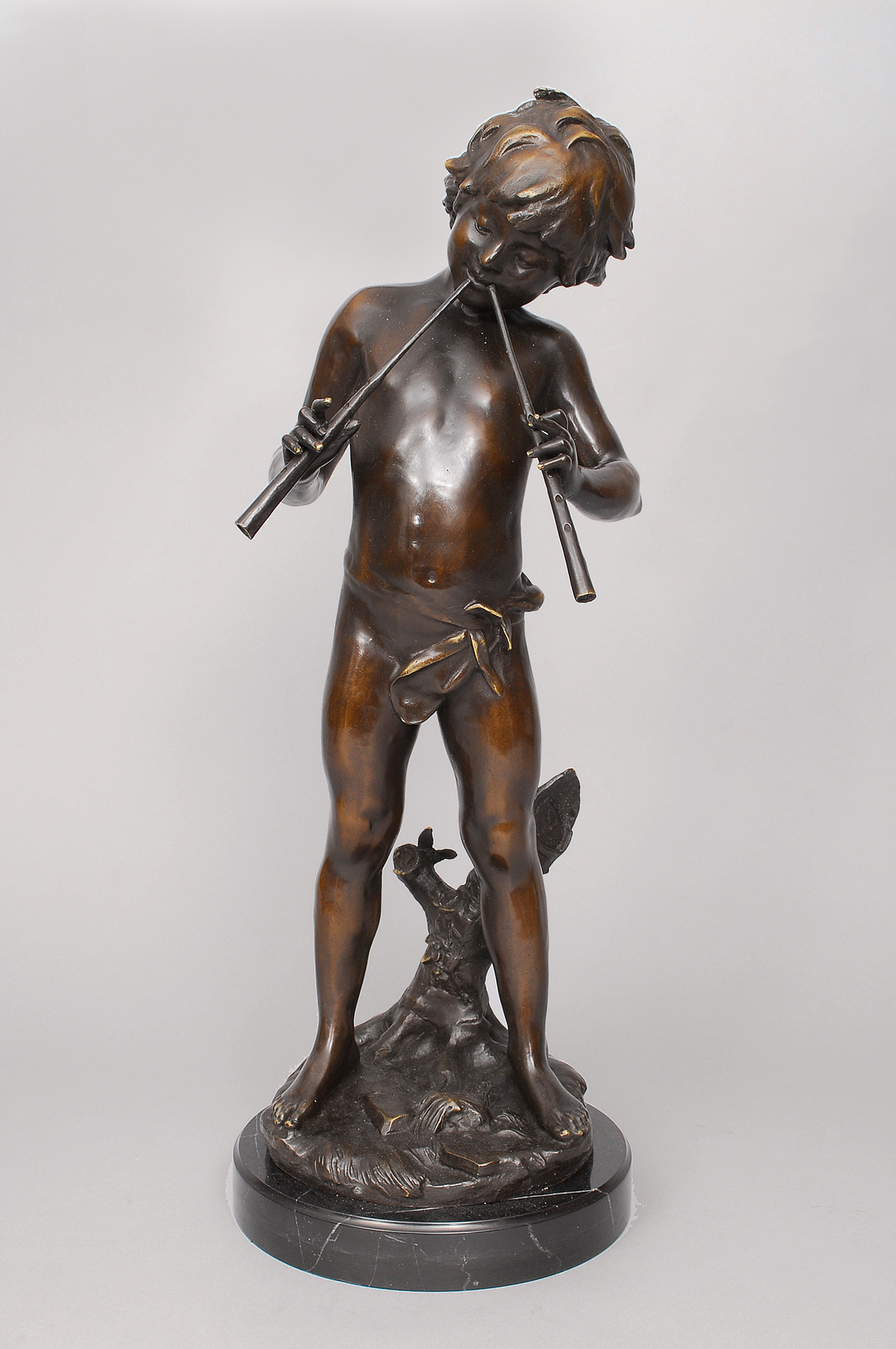 A large bronze sculpture 'Pan'