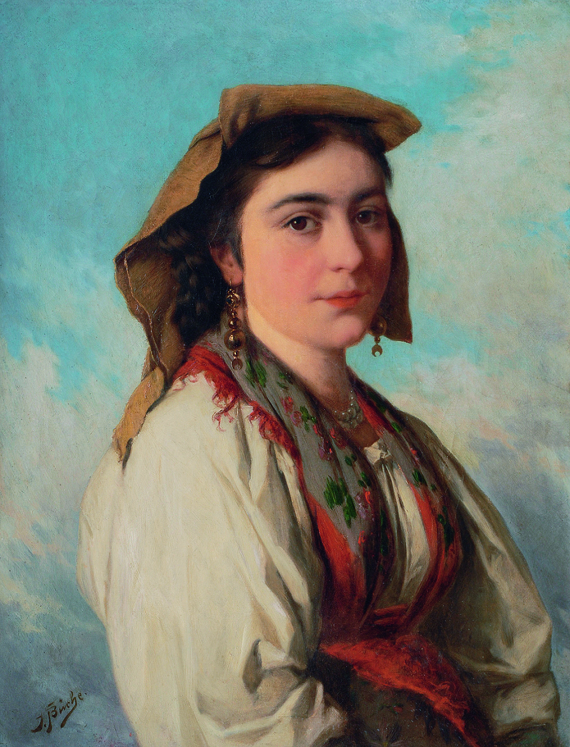 A portait of a young Italian lady