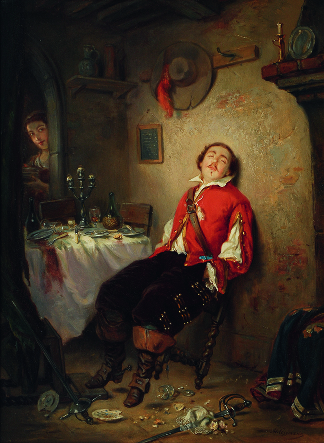 Herman-Maurice Cossmann - After the meal After the meal