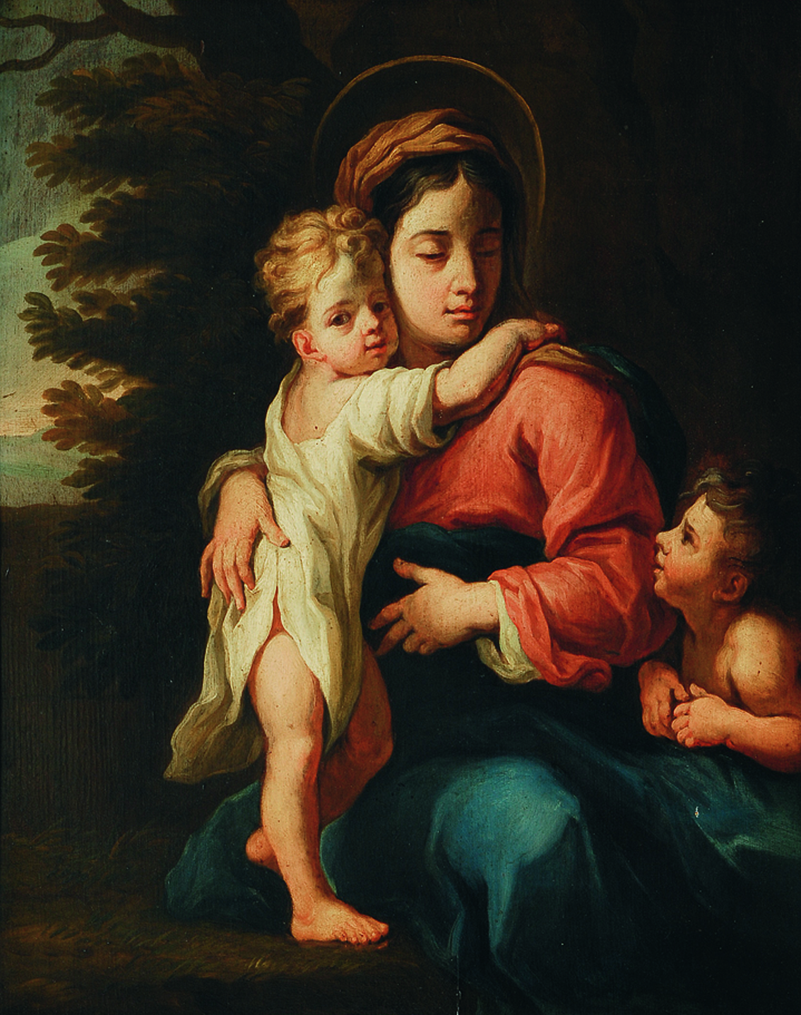 Mary with Christ and St. John
