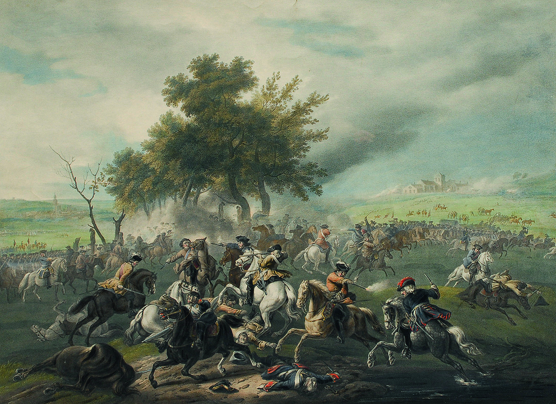An battle on horseback