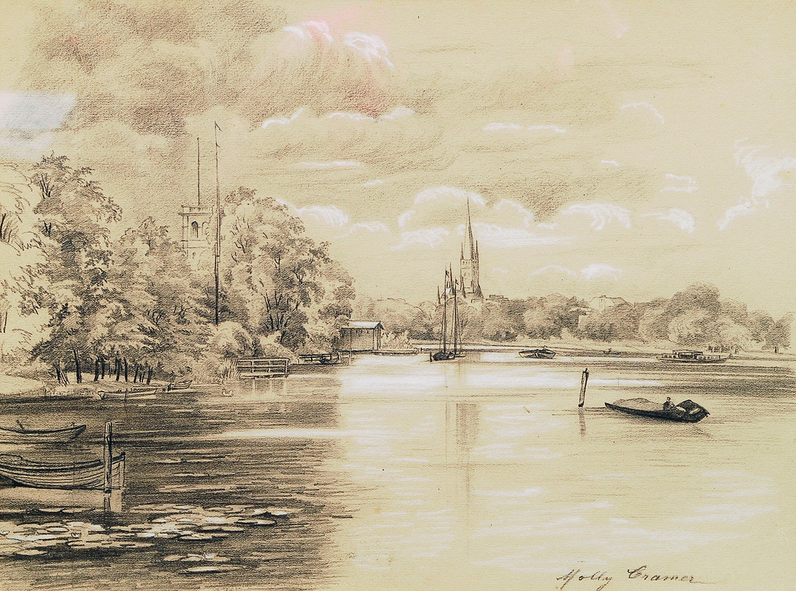Blick auf die Außenalster