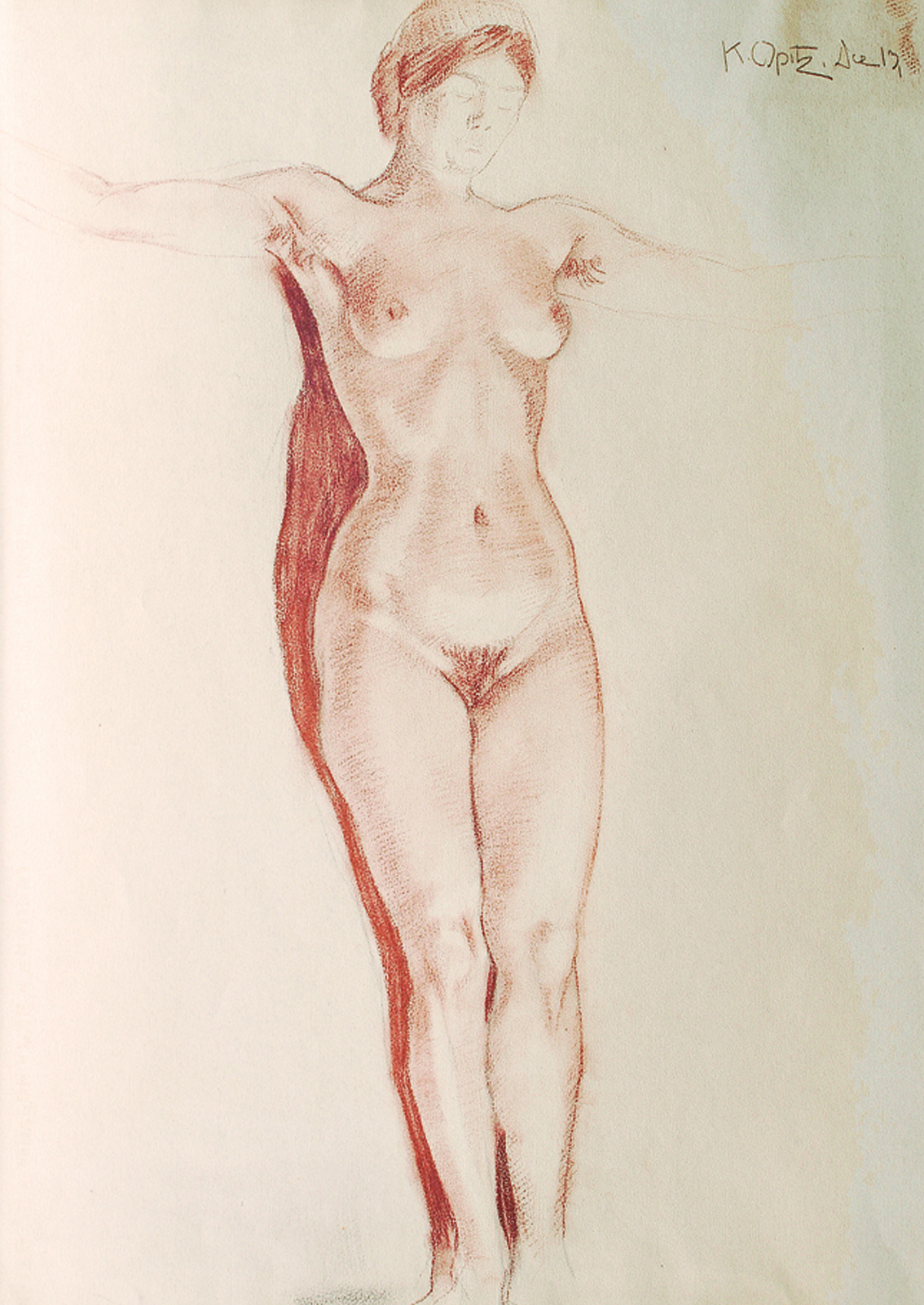 Standing Female Nude