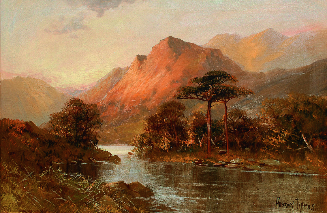 A river landscape in the highlands