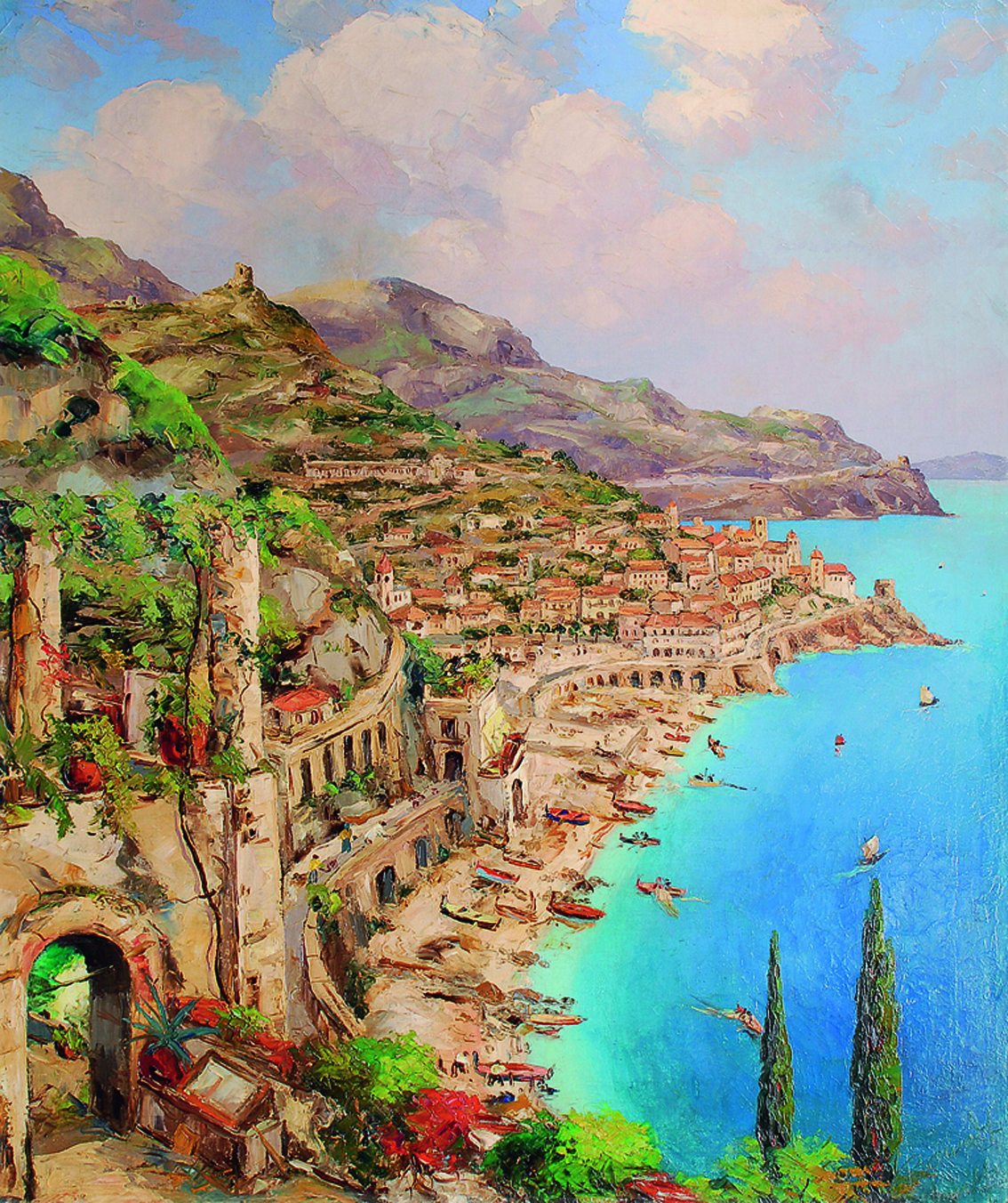 Die Küste von Amalfi