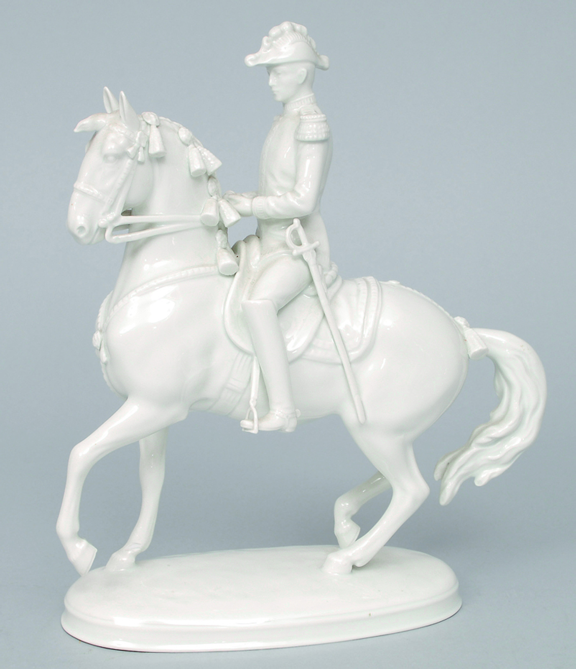 An equestrian figur of the spanish school