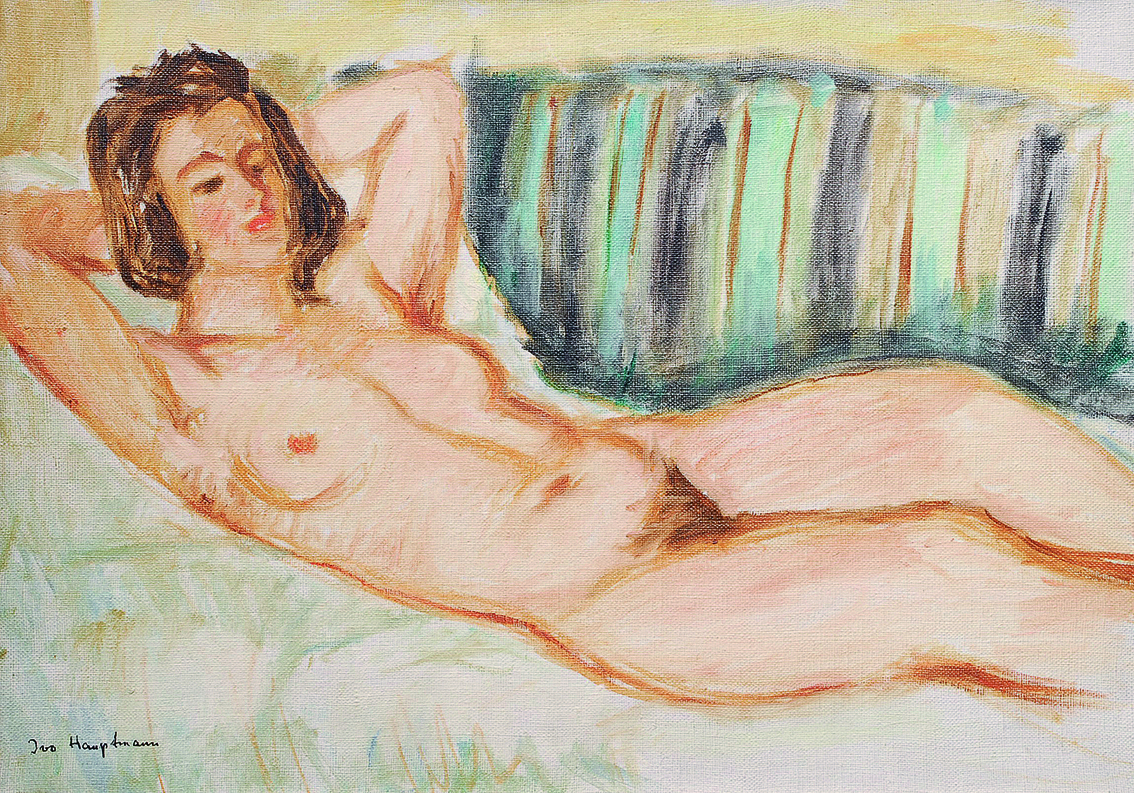 A reclining female nude