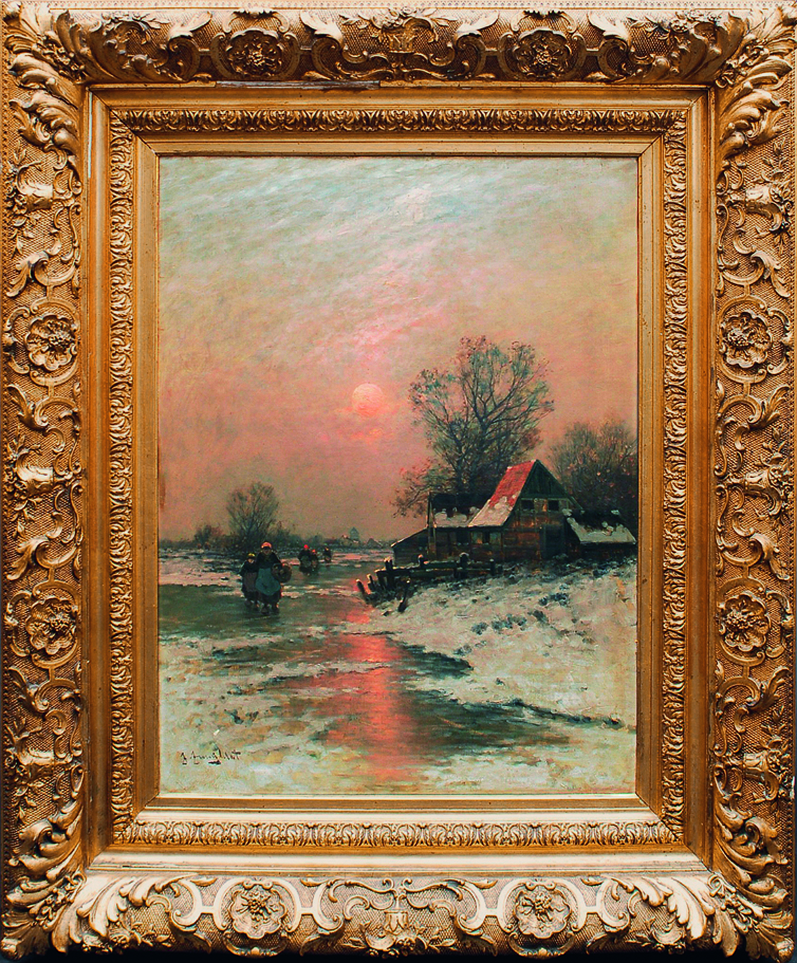 A winter landscape