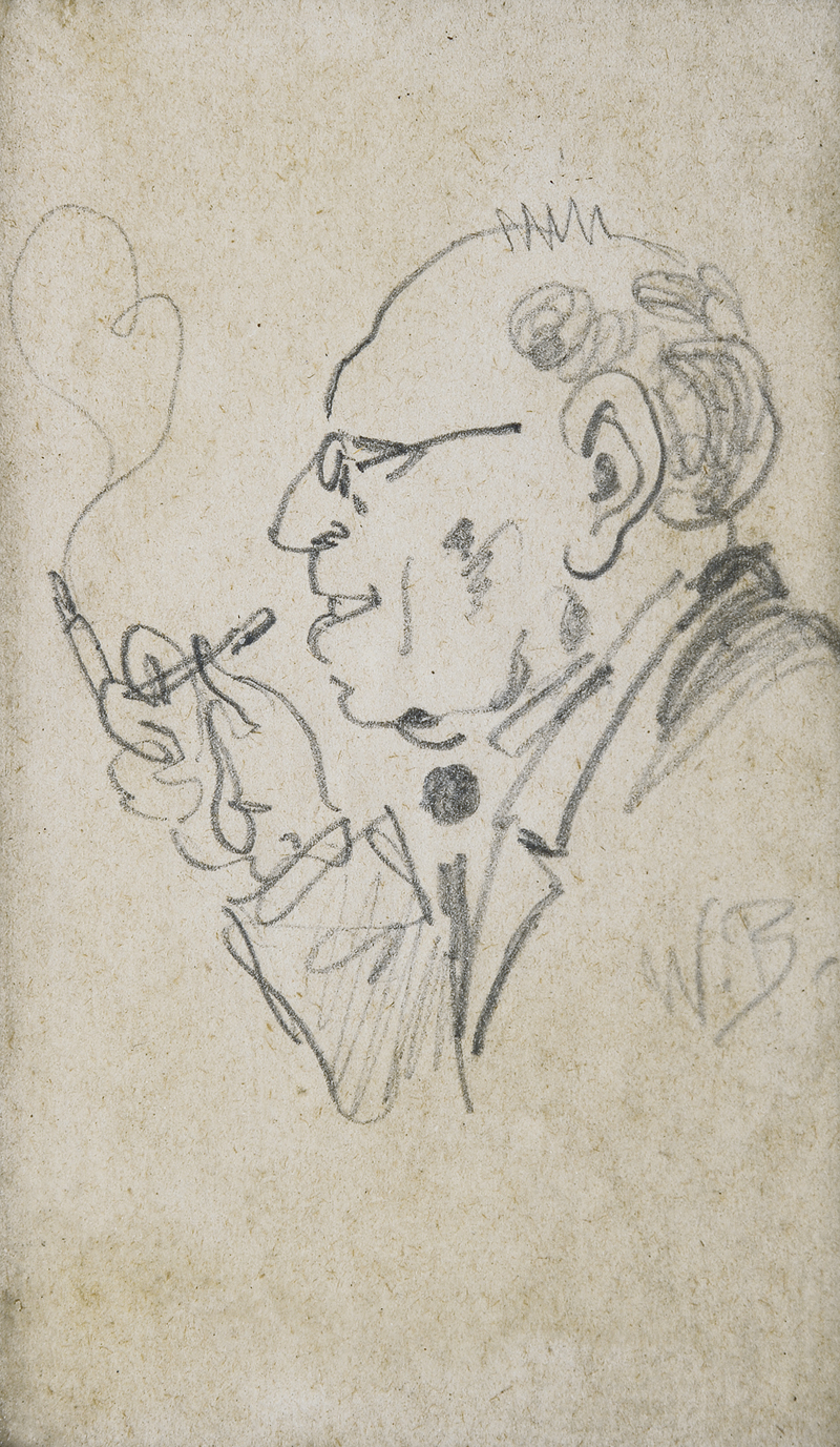 A man smoking