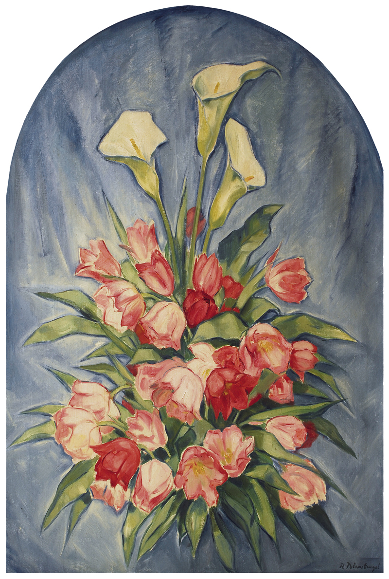 Callas und Tulpen