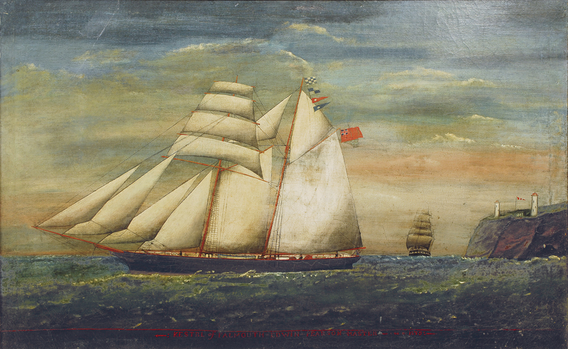British schooner yacht Kestrel of Falmouth