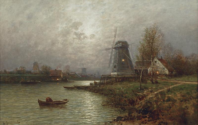 A river landscape