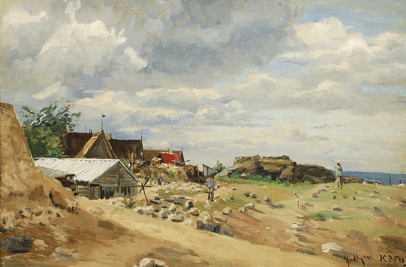 Village at the North Sea