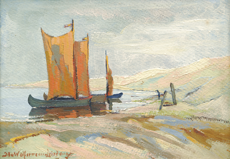 Boats at the Kurische Nehrung