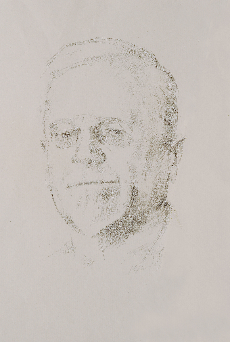 Portrait of Prof. Fritz Schumacher