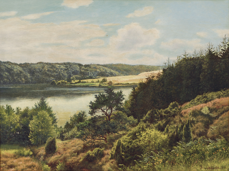Landscape with lake