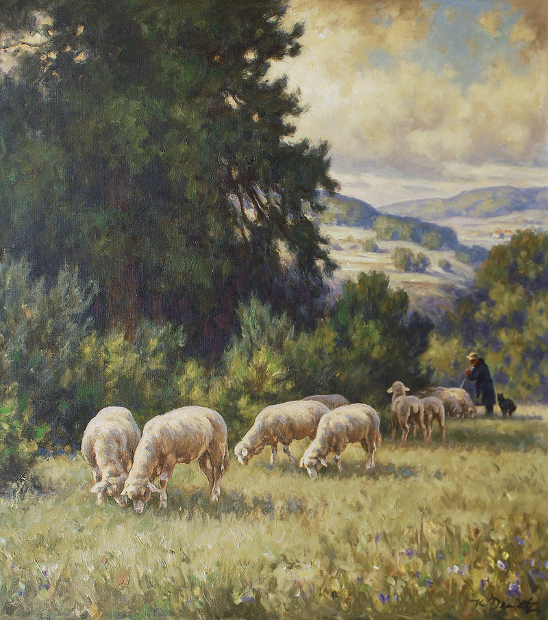 Shepherd and his flock