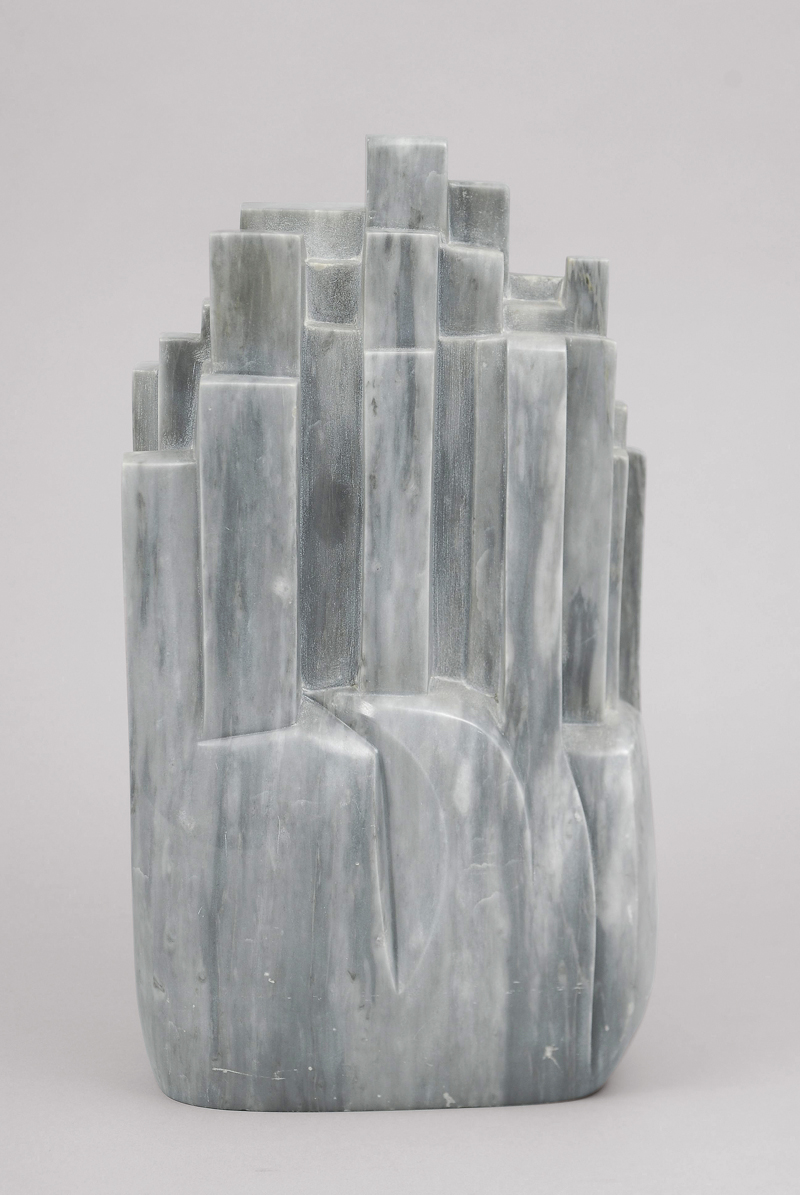An interesting abstract marble sculpture
