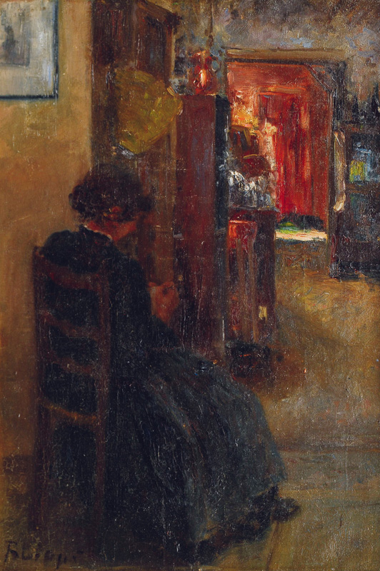 Woman in a room
