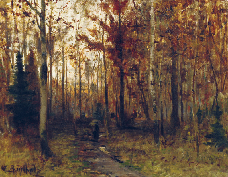 Karl Buchholz - In the Webicht near Weimar In the Webicht near Weimar