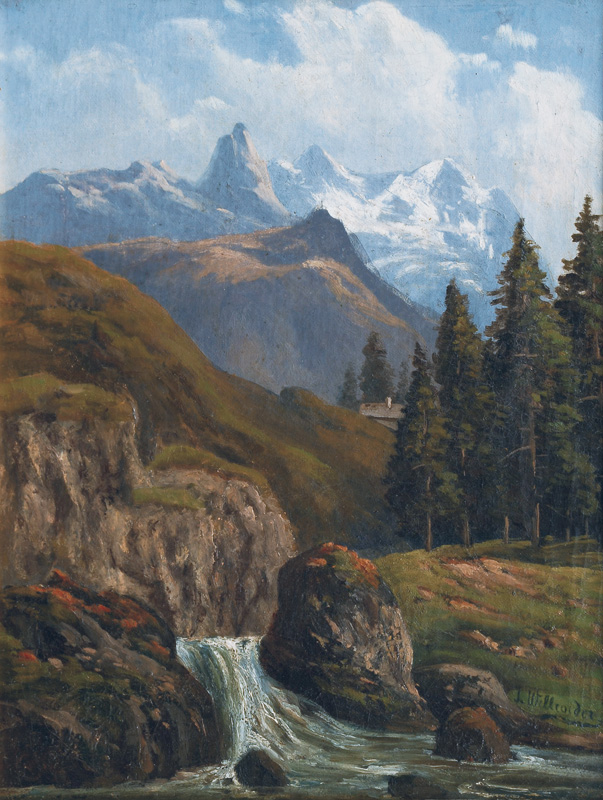 Stream in the Alps