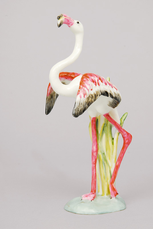 An animal fiugurine 'Flamingo'