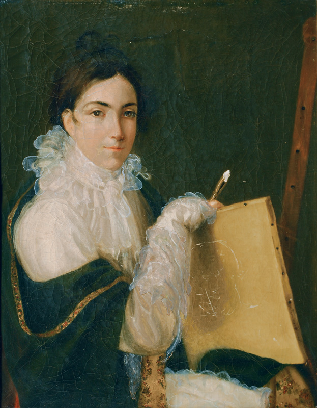 Russische Malerin, um 1840/50 - Self-Portrait of the Young Artist Self-Portrait of the Young Artist